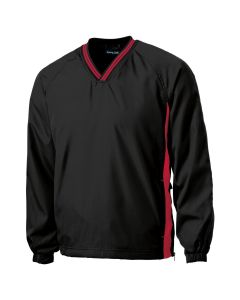 Sport-Tek - Tipped V-Neck Raglan Wind Shirt